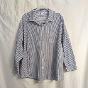 Old Navy Oversized Button Down Striped Shirt